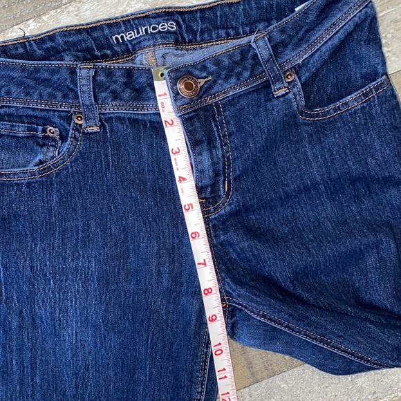 Women's Maurice's Boot Cut Factory Distressed Jeans - Size 6L - Picture 5 of 10